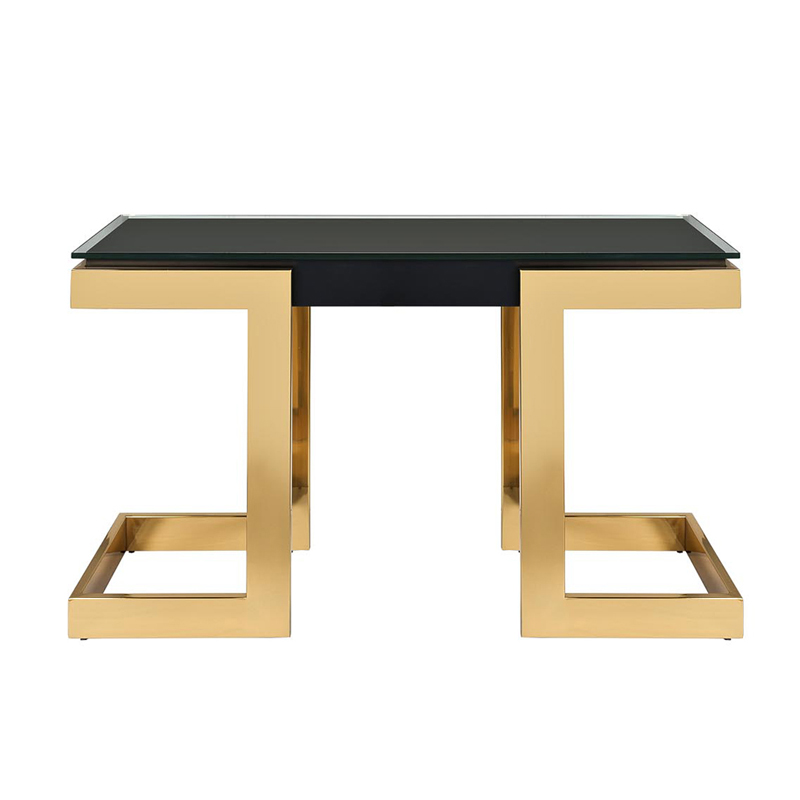 Консоль Sorrento Console Черный Золотой Консоль Sorrento Console Черный Золотой во Владивостоке | Loft Concept