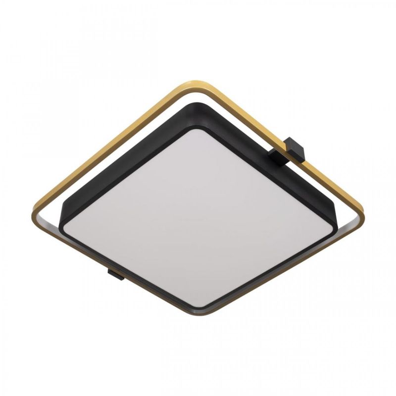 Потолочный светильник Gold Square Saturn Черный Золотой Потолочный светильник Gold Square Saturn Черный Золотой во Владивостоке | Loft Concept