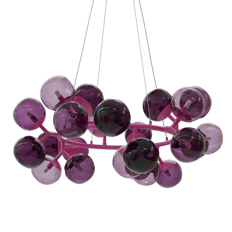 Люстра Wild Grape Розовый Фиолетовый Люстра Wild Grape Розовый Фиолетовый во Владивостоке | Loft Concept