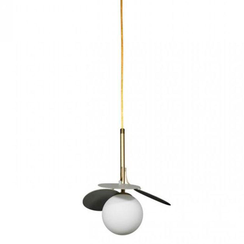 Подвесной светильник MATISSE Pendant One Grey Серый Золотой Белый Подвесной светильник MATISSE Pendant One Grey Серый Золотой Белый во Владивостоке | Loft Concept