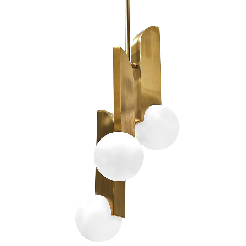 Подвесной светильник Harvir Hanging Lamp Золотой Белый Подвесной светильник Harvir Hanging Lamp Золотой Белый во Владивостоке | Loft Concept