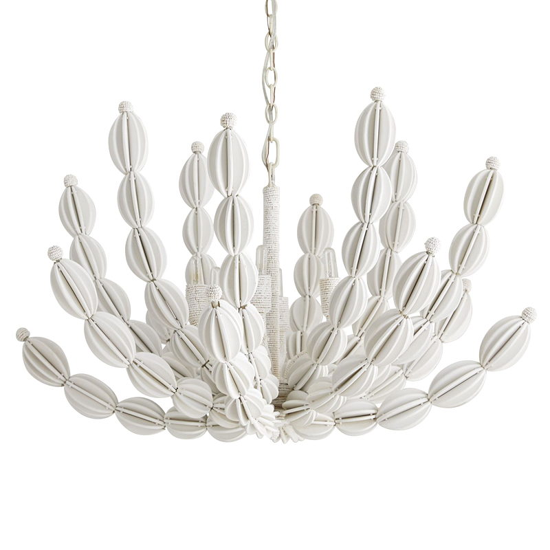 Люстра Arteriors INDI CHANDELIER Белый Люстра Arteriors INDI CHANDELIER Белый во Владивостоке | Loft Concept