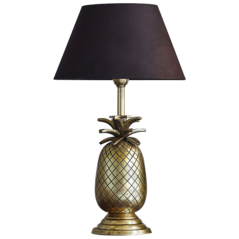 Настольная лампа Pineapple Lampshade Table Lamp Черный Латунь Настольная лампа Pineapple Lampshade Table Lamp Черный Латунь во Владивостоке | Loft Concept