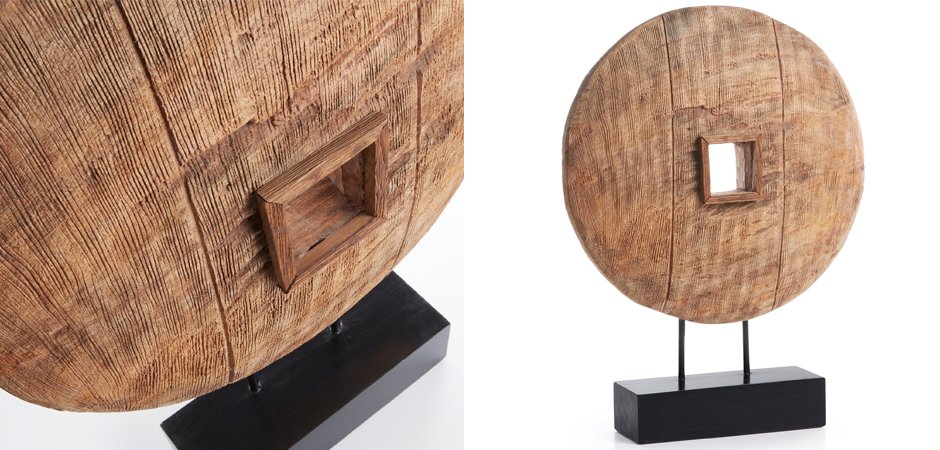 Колесо на подставке Wooden Wheel Колесо на подставке Wooden Wheel - Loft-Concept во Владивостоке