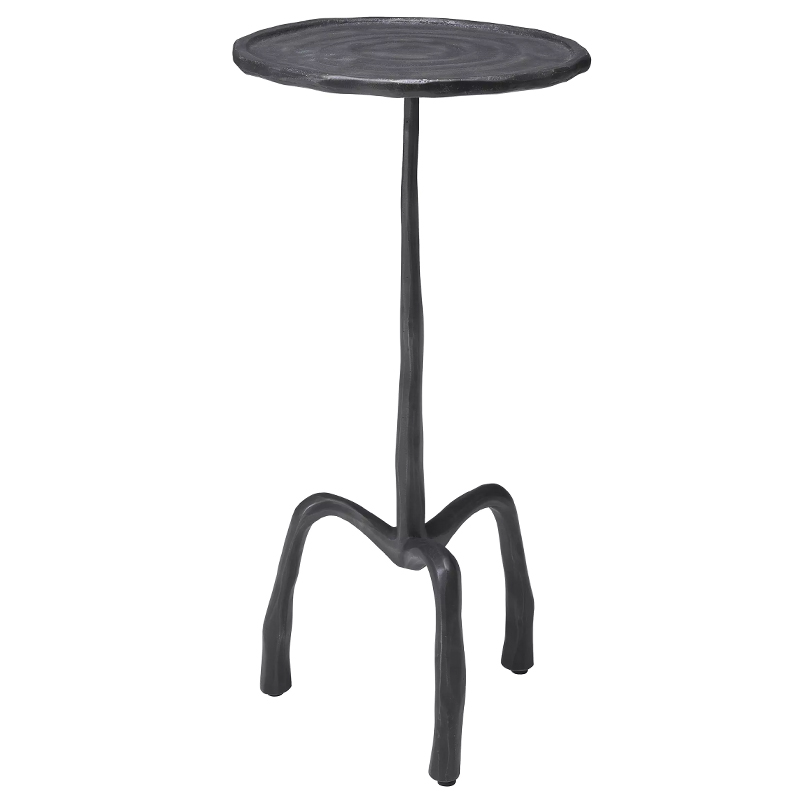 Приставной стол Eichholtz Side Table Kubu L Темная бронза Черный Приставной стол Eichholtz Side Table Kubu L Темная бронза Черный во Владивостоке | Loft Concept