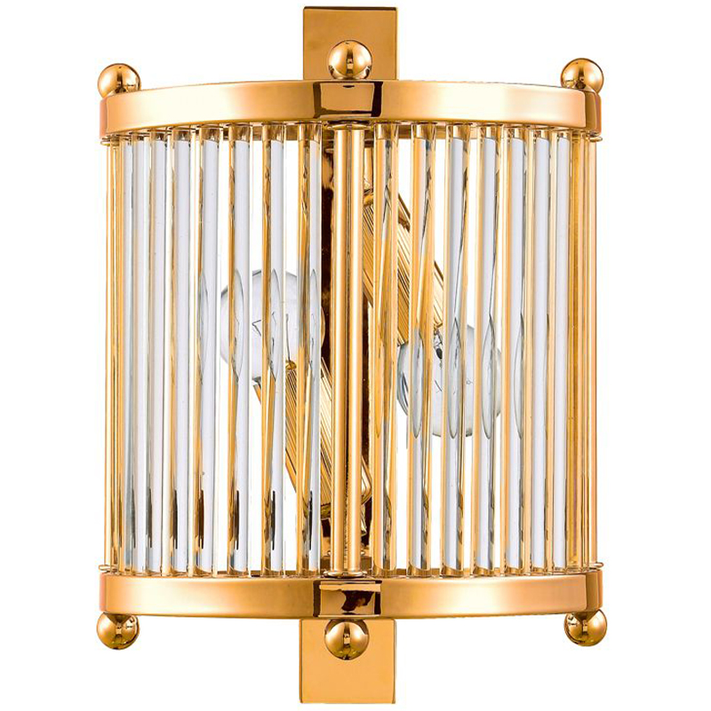 Бра Gorden Gold Sconce Золотой Прозрачное Стекло Бра Gorden Gold Sconce Золотой Прозрачное Стекло во Владивостоке | Loft Concept