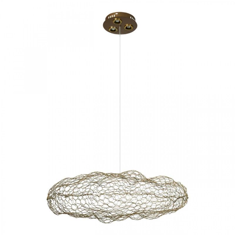 Светодиодная Люстра Золотая Сеть LED Cloud Gold Золотой во Владивостоке | Loft Concept 