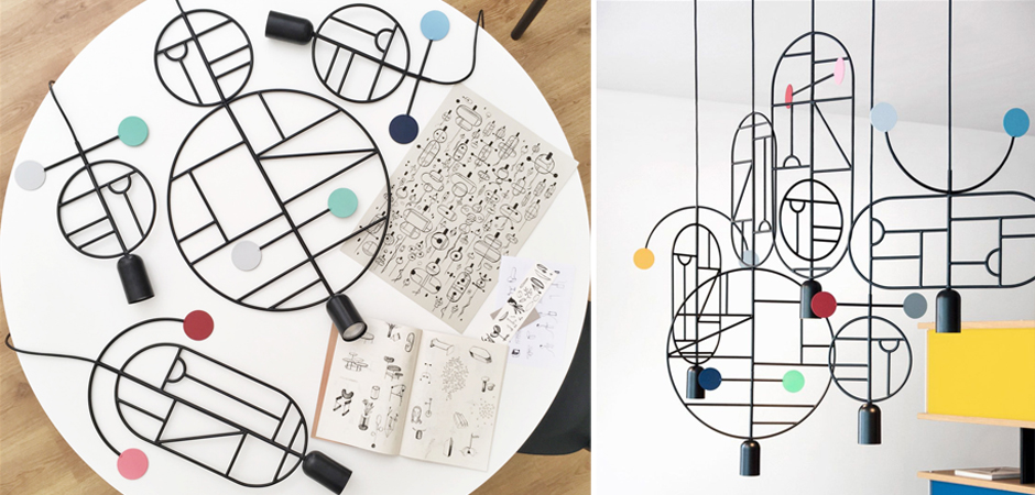 Подвесной Светильник Lines & Dots Home Adventures LD10 Подвесной Светильник Lines & Dots Home Adventures LD10 - Loft-Concept во Владивостоке