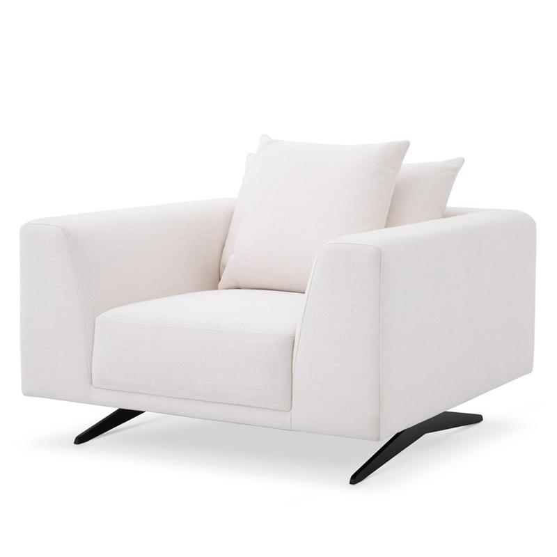 Кресло Eichholtz Chair Endless white Белый Темная бронза Кресло Eichholtz Chair Endless white Белый Темная бронза во Владивостоке | Loft Concept
