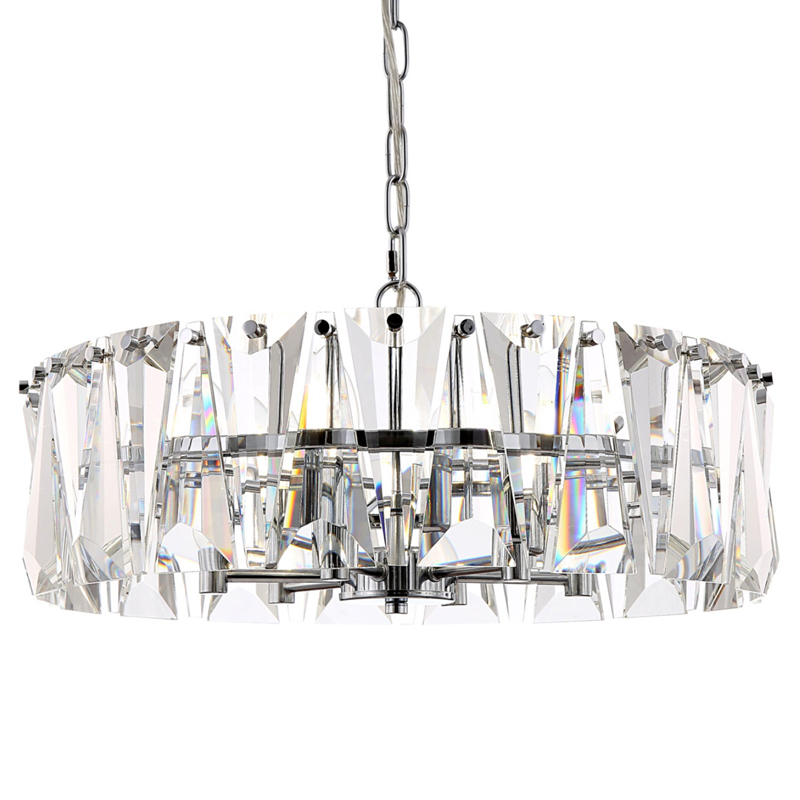 Люстра Ruby Crystal Chandelier Chrome 53 Хром Прозрачное Стекло Люстра Ruby Crystal Chandelier Chrome 53 Хром Прозрачное Стекло во Владивостоке | Loft Concept