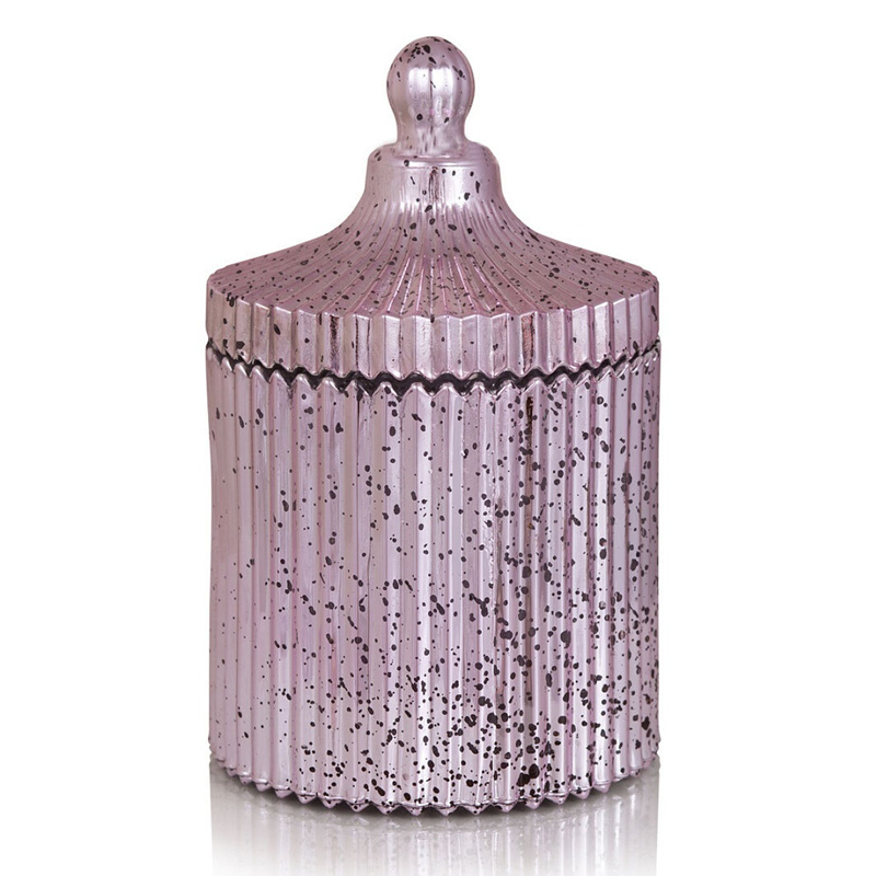 Ваза Glass Vessel With Lid розовая Розовый Ваза Glass Vessel With Lid розовая Розовый во Владивостоке | Loft Concept