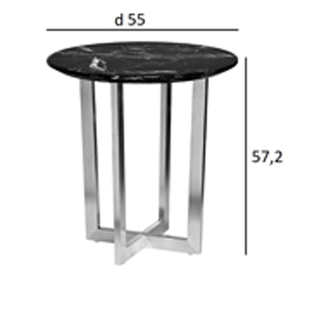 Столик журнальный круглый с белый столешницей Marsali Coffee Table Столик журнальный круглый с белый столешницей Marsali Coffee Table во Владивостоке