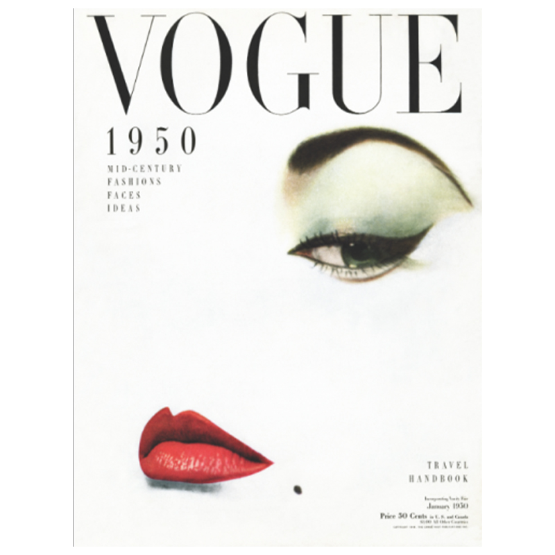 Постер Vogue Cover 1950 January Постер Vogue Cover 1950 January во Владивостоке | Loft Concept