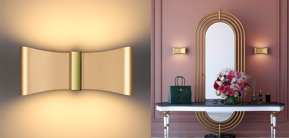 Бра Butterfly Lamp Shade Gold Бра Butterfly Lamp Shade Gold - Loft-Concept во Владивостоке