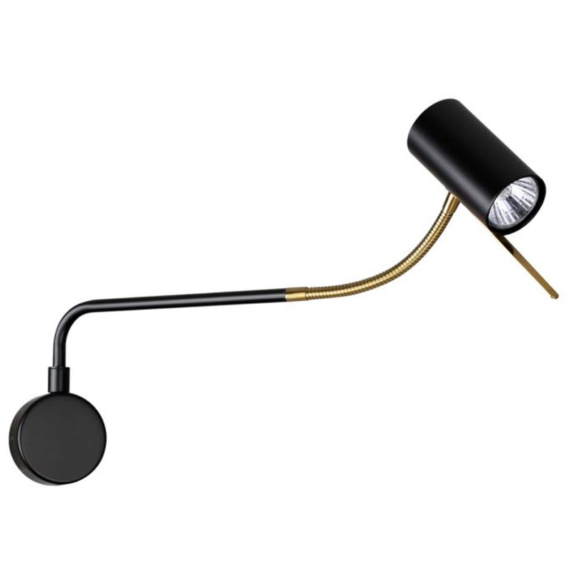 Гибкое бра Trumpet Wall Lamp Брозна Бронза Черный во Владивостоке | Loft Concept 