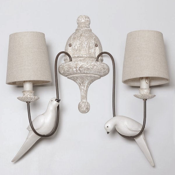 Бра Norman Bird Wall Lamp double ivory ( слоновая кость ) Бра Norman Bird Wall Lamp double ivory ( слоновая кость ) во Владивостоке | Loft Concept
