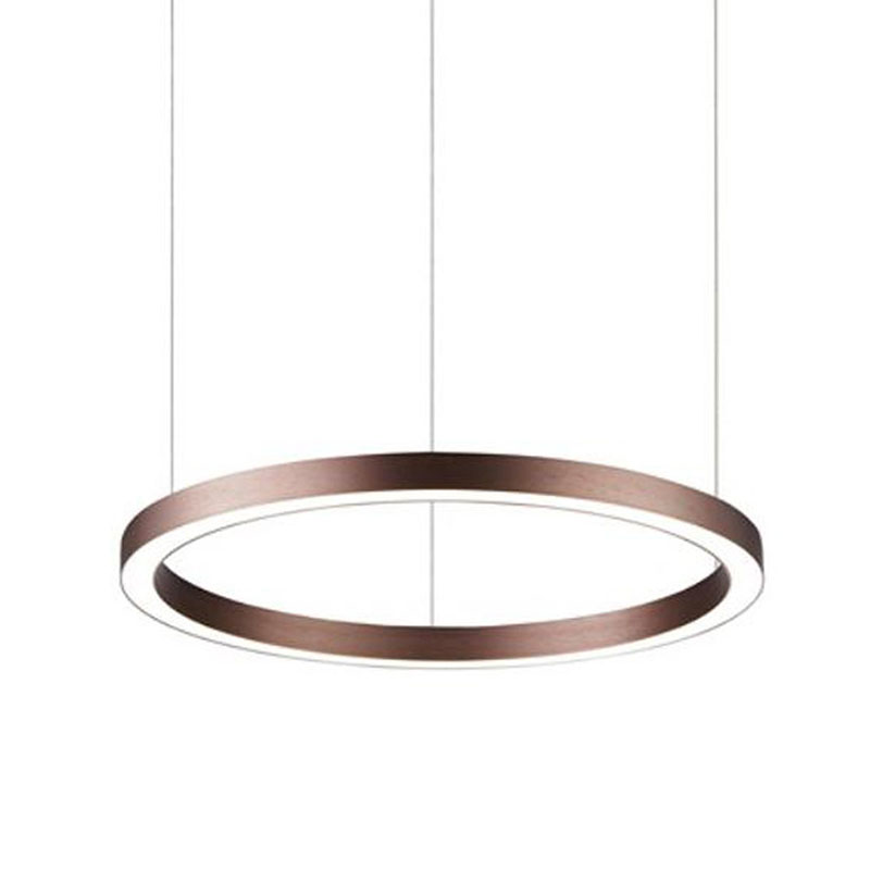 Подвесной светильник Ribbon Ring цвет Корица Коричневый во Владивостоке | Loft Concept 