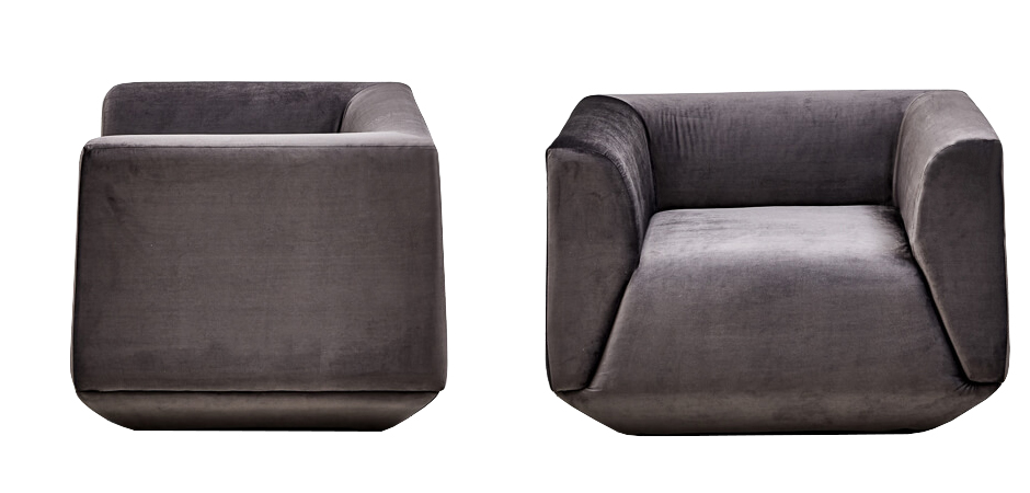 Armchair Cube Gray Lilac Большое Кресло Куб Armchair Cube Gray Lilac Большое Кресло Куб - Loft-Concept во Владивостоке