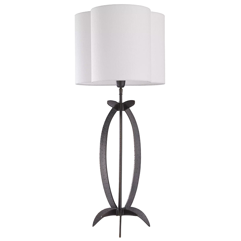 Настольная лампа Eichholtz Table Lamp Luciano Черный Белый Настольная лампа Eichholtz Table Lamp Luciano Черный Белый во Владивостоке | Loft Concept