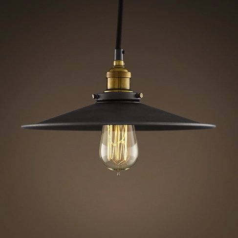 Подвесной светильник Loft Cone Pendant 30 Черный Подвесной светильник Loft Cone Pendant 30 Черный во Владивостоке | Loft Concept