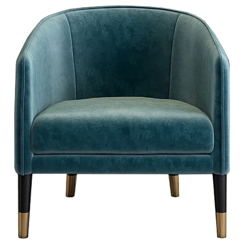 Кресло Elliott Chair Бирюзовый Черный Кресло Elliott Chair Бирюзовый Черный во Владивостоке | Loft Concept