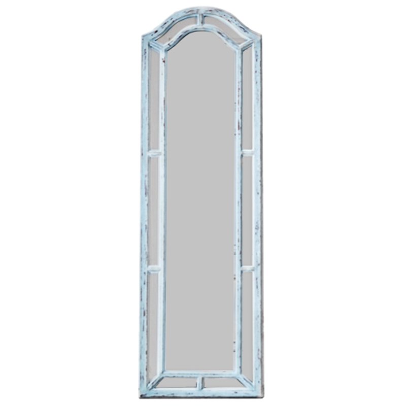 Напольное зеркало Carlotta Light Blue Винтажный голубой Напольное зеркало Carlotta Light Blue Винтажный голубой во Владивостоке | Loft Concept