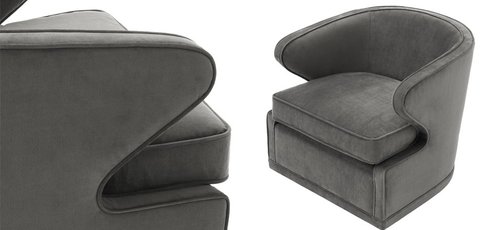 Кресло Eichholtz Chair Dorset Grey Кресло Eichholtz Chair Dorset Grey - Loft-Concept во Владивостоке