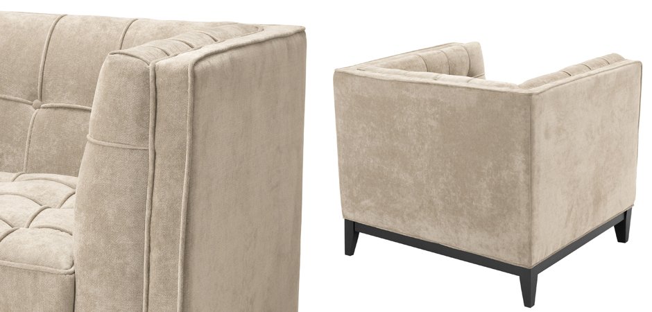 Кресло Eichholtz Chair Aldgate Greige Кресло Eichholtz Chair Aldgate Greige - Loft-Concept во Владивостоке
