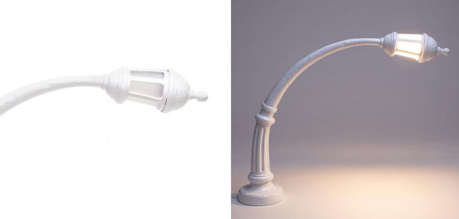 Настольная лампа Seletti Street Lamp White Настольная лампа Seletti Street Lamp White - Loft-Concept во Владивостоке