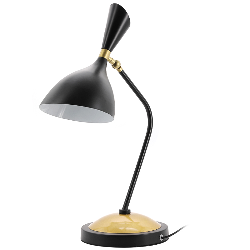 Настольная лампа Duke Table Lamp Черный Золотой Настольная лампа Duke Table Lamp Черный Золотой во Владивостоке | Loft Concept
