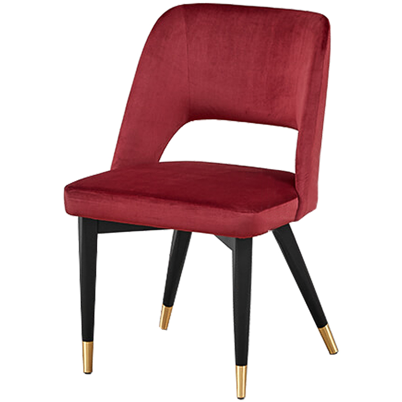 Стул Neasan Stool crimson Черный Малиновый (Crimson) Латунь Стул Neasan Stool crimson Черный Малиновый (Crimson) Латунь во Владивостоке | Loft Concept