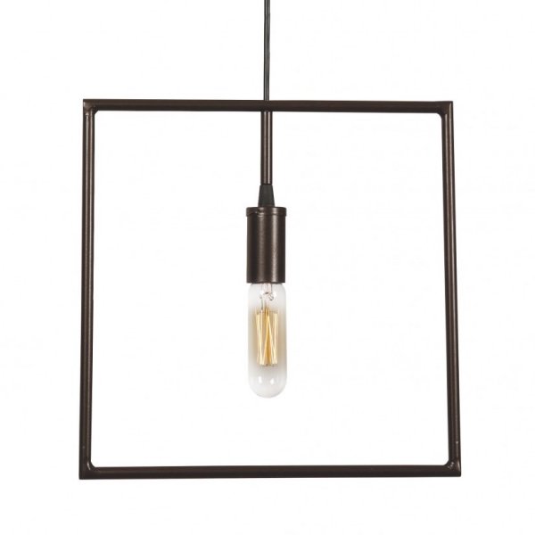 Подвесной светильник Shape Square Pendant Коричневый Подвесной светильник Shape Square Pendant Коричневый во Владивостоке | Loft Concept