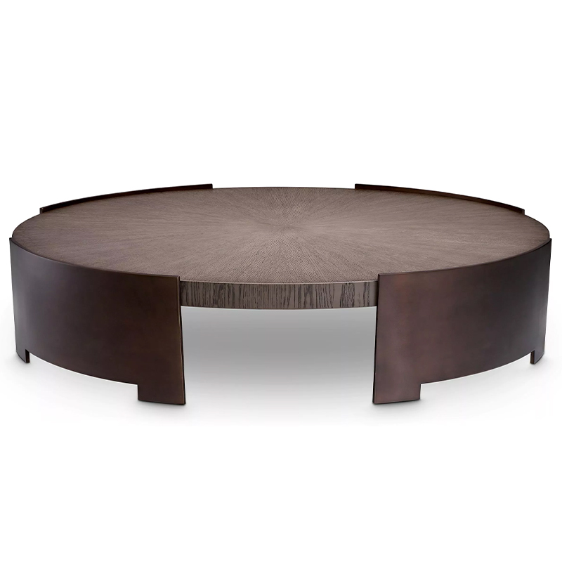 Кофейный стол Eichholtz Coffee Table Quinto Коричневый Темная бронза винтаж Кофейный стол Eichholtz Coffee Table Quinto Коричневый Темная бронза винтаж во Владивостоке | Loft Concept