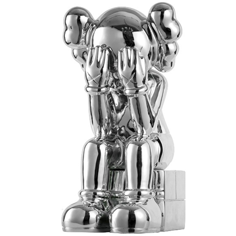 Статуэтка KAWS Passing Through Silver Серебряный Статуэтка KAWS Passing Through Silver Серебряный во Владивостоке | Loft Concept