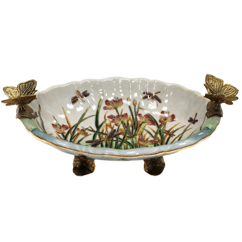 Блюдо Bronze Butterflies Бронза Мульти Блюдо Bronze Butterflies Бронза Мульти во Владивостоке | Loft Concept