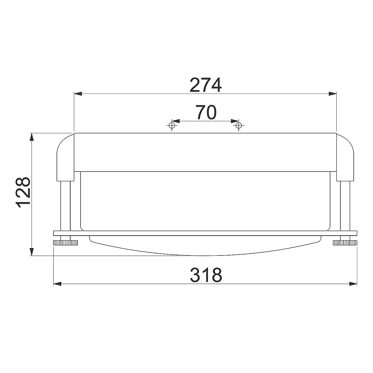 Потолочный светильник для ванных комнат цвета никель с плафоном из опалового стекла и декоративными держателями Hinkley во Владивостоке