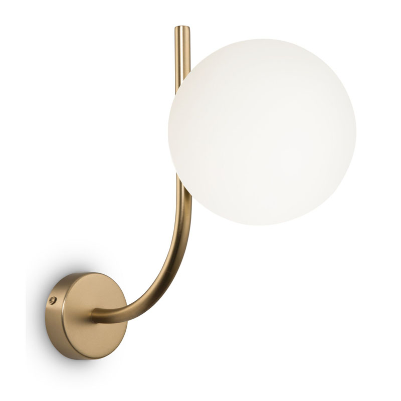 Бра Felicitat Sconce Латунь Белый Бра Felicitat Sconce Латунь Белый во Владивостоке | Loft Concept