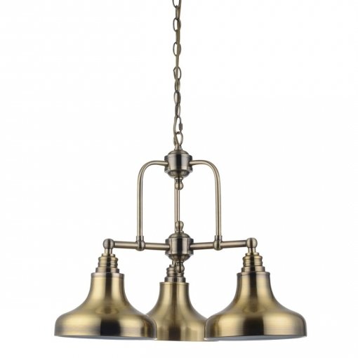 Люстра Bell Marine Chandelier 3 Латунь Античная полированная Люстра Bell Marine Chandelier 3 Латунь Античная полированная во Владивостоке | Loft Concept