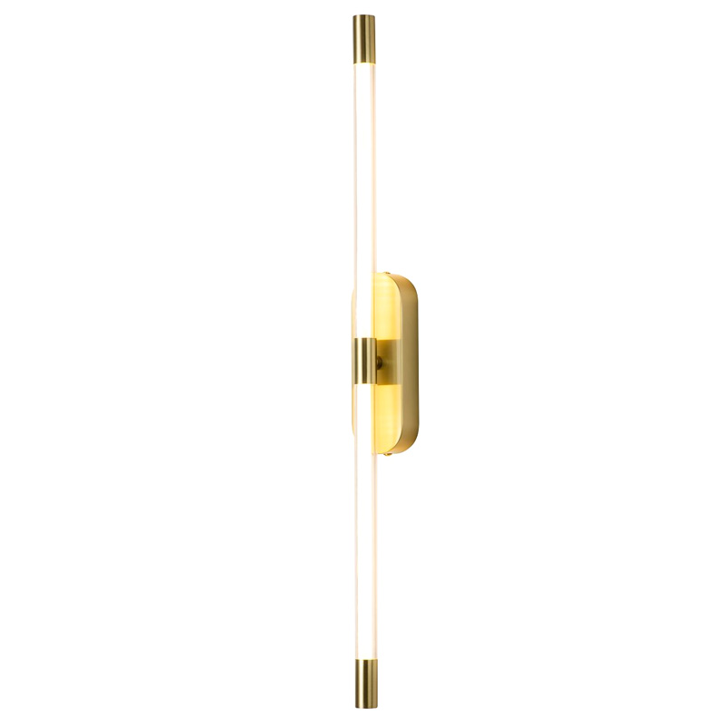 Бра Trumpet tube Double Золотое 60 см Золотой Белый Бра Trumpet tube Double Золотое 60 см Золотой Белый во Владивостоке | Loft Concept