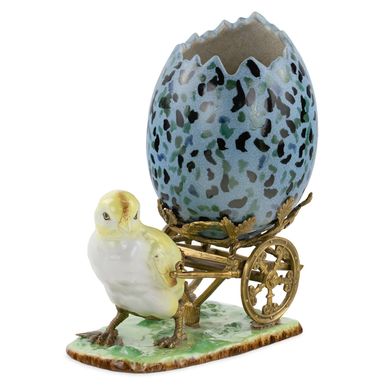 Статуэтки Chick with Egg Бронза Светло-голубой Желтый Прозрачный зеленый Статуэтки Chick with Egg Бронза Светло-голубой Желтый Прозрачный зеленый во Владивостоке | Loft Concept