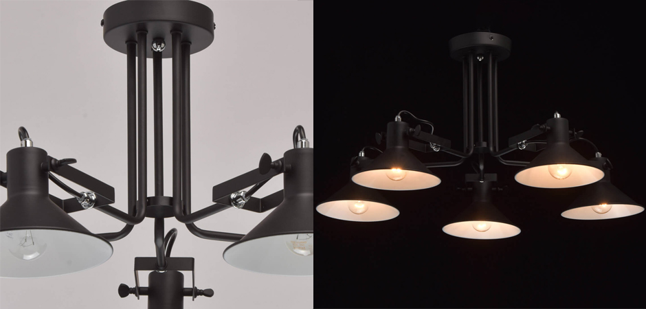 Потолочный светильник Rotating Light Black Потолочный светильник Rotating Light Black - Loft-Concept во Владивостоке