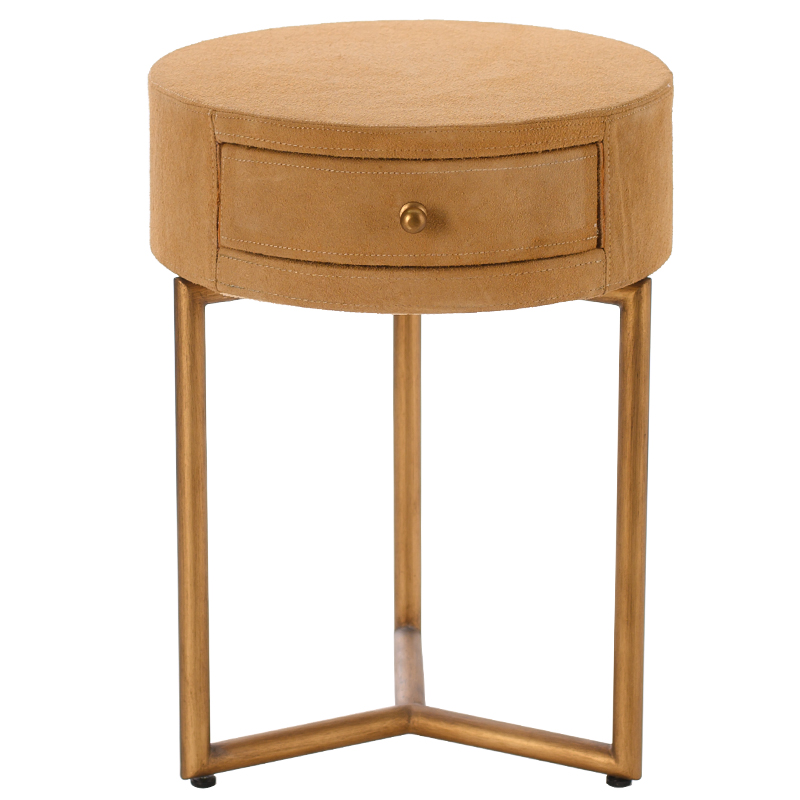 Приставной стол Suede Side Table Медь Приставной стол Suede Side Table Медь во Владивостоке | Loft Concept