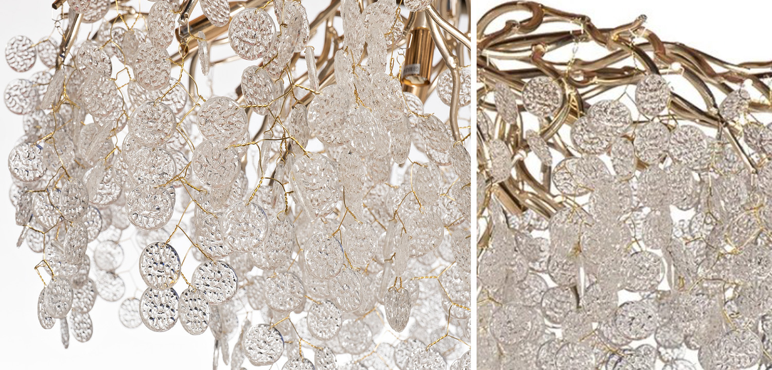 Потолочная люстра FAIRYTREE Champagne Chandelier 100 - фото