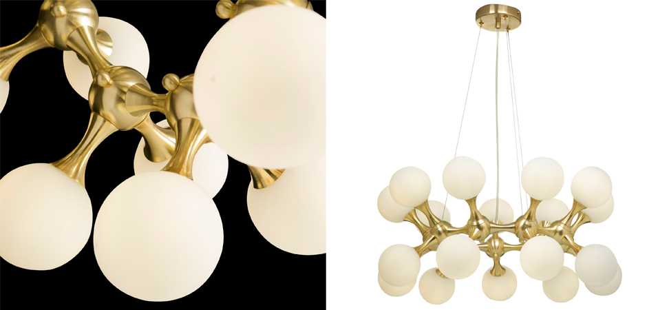 Люстра MOONDROP Chandelier Gold 18 Люстра MOONDROP Chandelier Gold 18 - Loft-Concept во Владивостоке