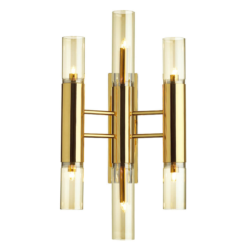 Бра WATERFALL WALL 6 Янтарь (Amber) Глянцевое золото Бра WATERFALL WALL 6 Янтарь (Amber) Глянцевое золото во Владивостоке | Loft Concept