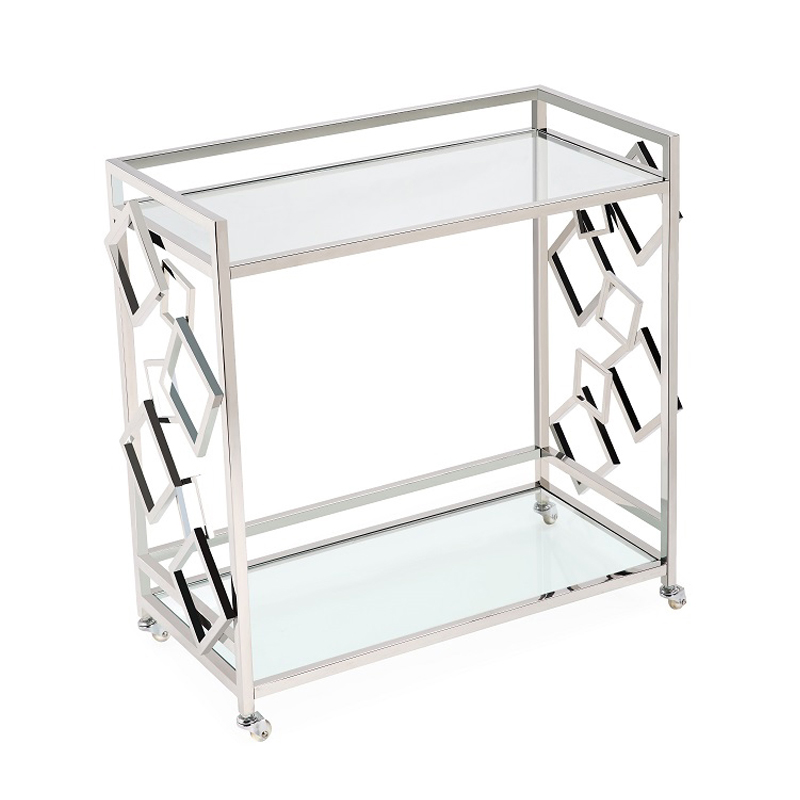 Приставной стол Serving Table chrome Хром во Владивостоке | Loft Concept 