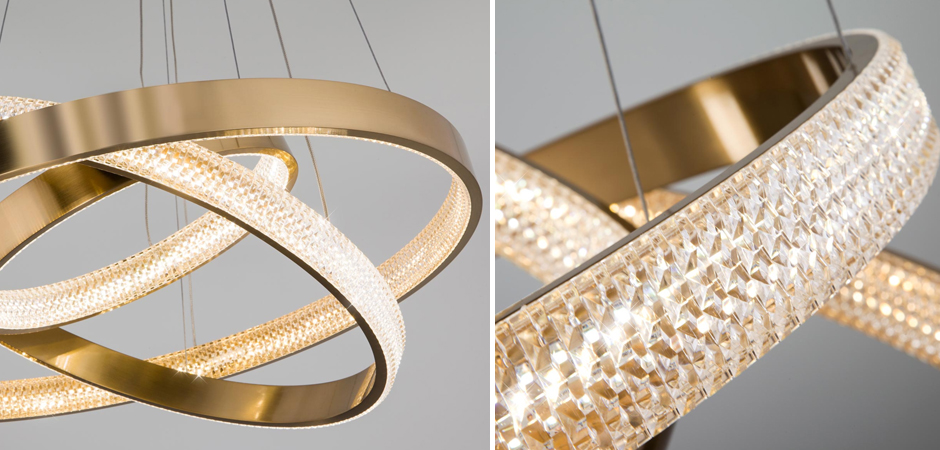 Люстра ORACLE 3 Rings Gold Люстра ORACLE 3 Rings Gold - Loft-Concept во Владивостоке