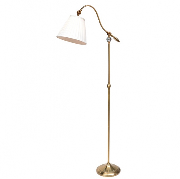 Напольный светильник Classic Ambre Light Floor Латунь Античная полированная Напольный светильник Classic Ambre Light Floor Латунь Античная полированная во Владивостоке | Loft Concept