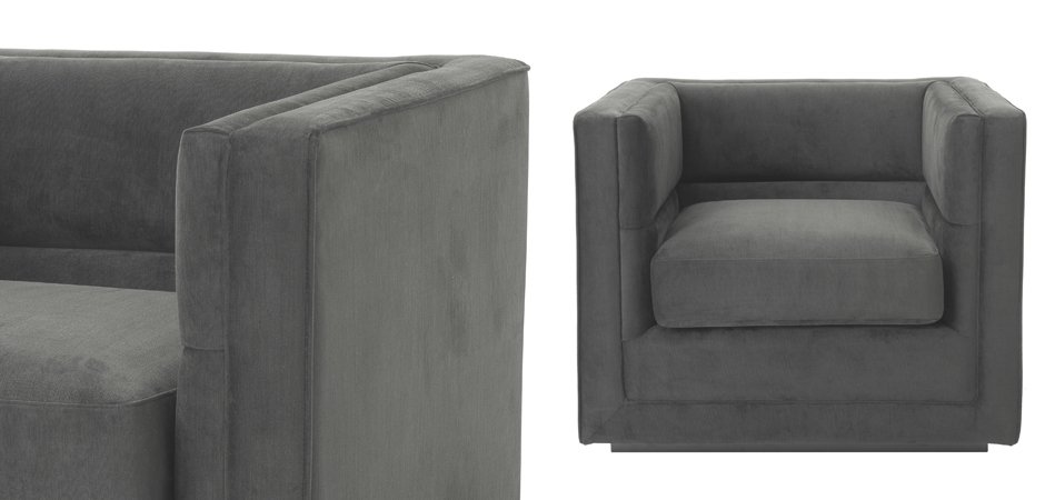 Кресло Eichholtz Сhair Adonia Anthracite Кресло Eichholtz Сhair Adonia Anthracite - Loft-Concept во Владивостоке