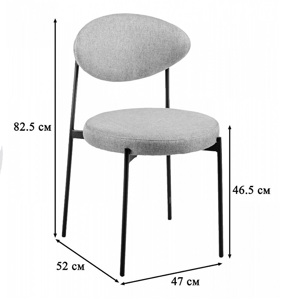 Стул металлический с мягкой спинкой и сиденьем Alfie Chair Стул металлический с мягкой спинкой и сиденьем Alfie Chair во Владивостоке